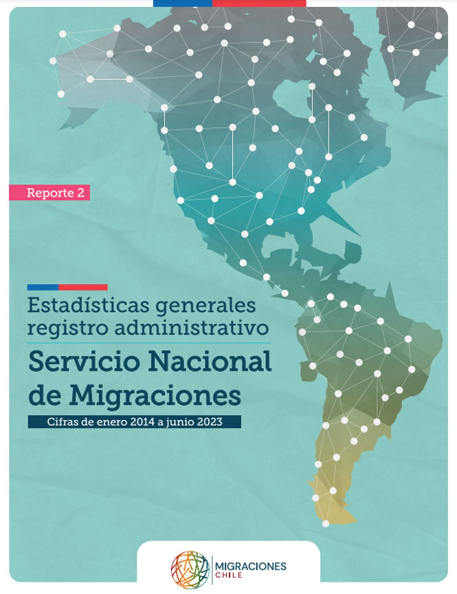 Portada Reporte 2: Estadísticas generales registro administrativo SERMIG. 2014-junio 2023.
