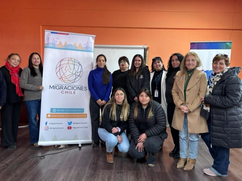 Funcionarias Mesa Regional de Migraciones de Valparaíso