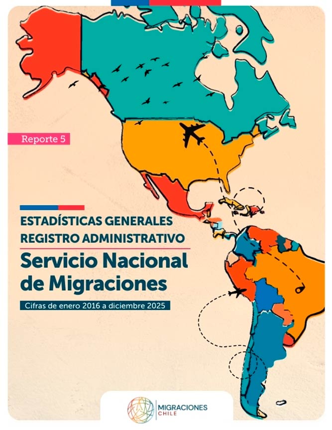 Reporte 5: Estadísticas generales registro administrativo SERMIG. Cifras enero 2016 a diciembre 2025.