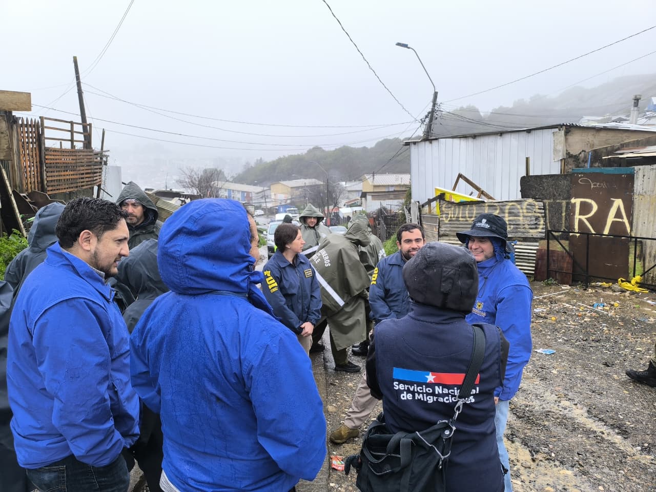 Autoridades fiscalizan en campamento La Puntilla de Concepción